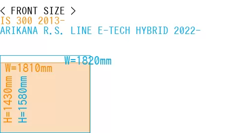#IS 300 2013- + ARIKANA R.S. LINE E-TECH HYBRID 2022-